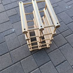 Wood wine rack