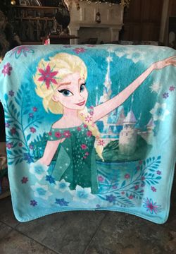 Frozen Elsa soft fleece blanket