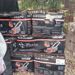 ECHO eFORCE 56V 21 in. Cordless Battery Walk Behind Self-Propelled Lawn Mower with 5.0Ah Battery and Charge
New merchandise. Box got a bit wet outside