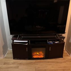 70" Fireplace TV Console