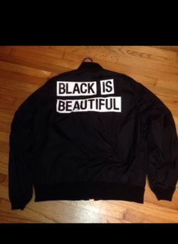 Women’s bomber black jacket size L New