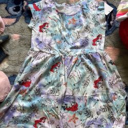 Little Mermaid Dress Size 4-5