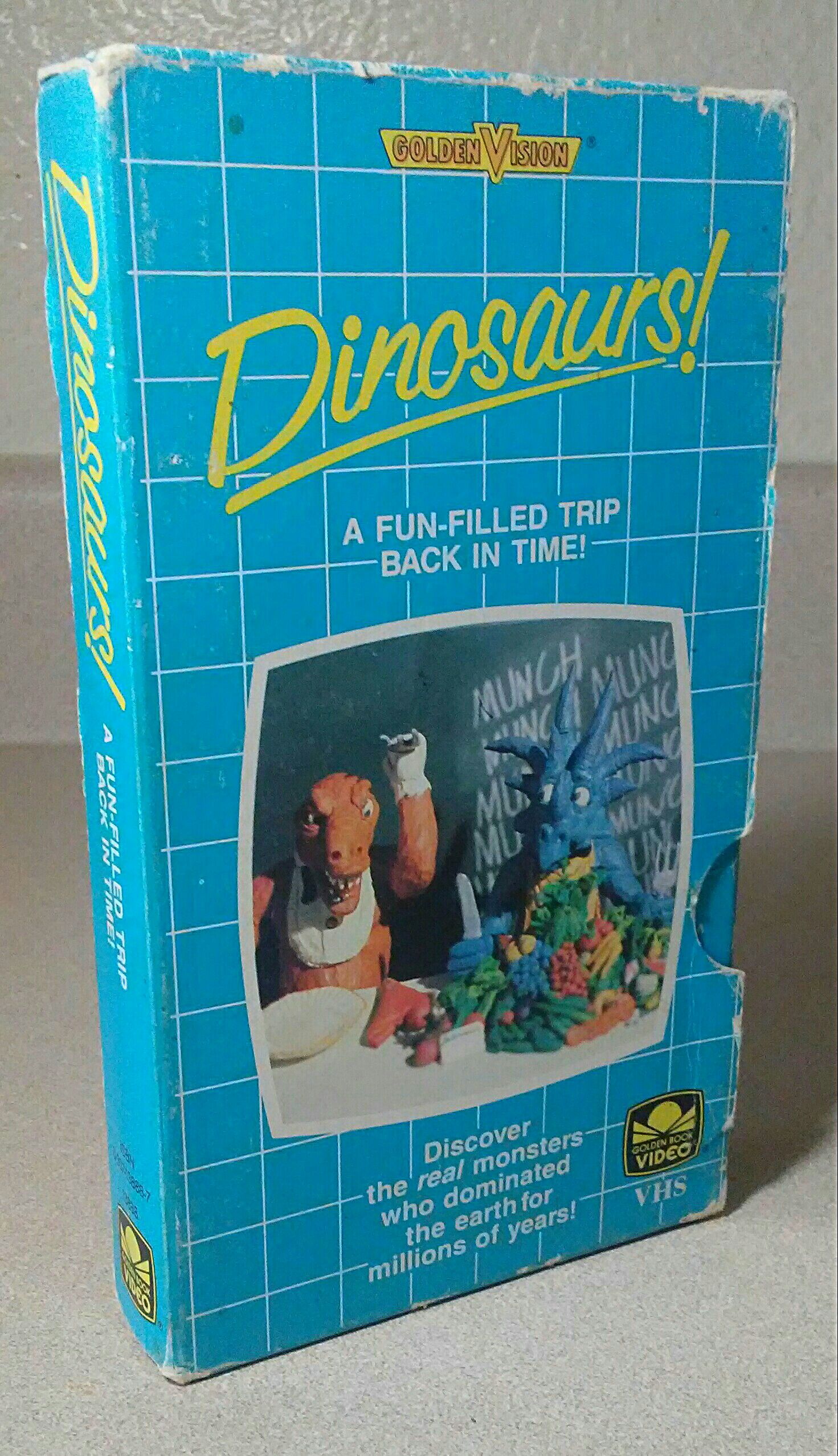 1987 dinosaurs ! A fun filled trip back in time VHS tape ⚡⚡⚡