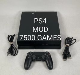 PLAYSTATION 4 + 4TB HARD DRIVE and 7500 GAMES