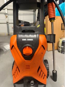 Electric Pressure Washer 1950 PSI 1.58 GPM High Pressure Power Washer Machine with 4 Quick Connect Nozzle, Hose Reel, Detergent Tank
