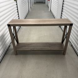 Modern Farmhouse/ Metal Console Table (46 L x 12 D) - See description