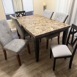 Real Stone Dining Table
