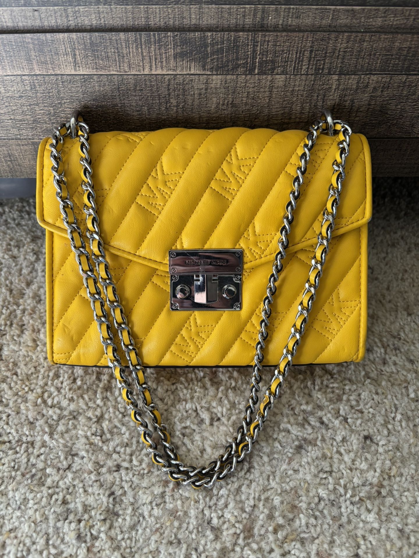 MK Yellow Purse