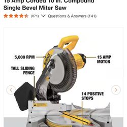 Dewalt Mitre Saw