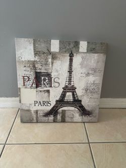 Paris Canvas 20x20