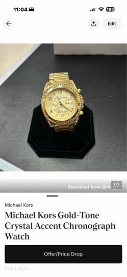 Michael kors gold watch
