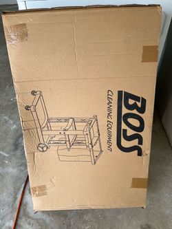 BOSS Janitorial Cleaning Cart / Utility Trolley – Brand New in Box