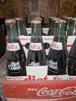 Vintage coca cola bottles