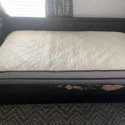 Twin Size Daybed With Twin Trundle Mattresses Included