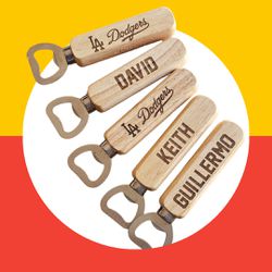 LA Dodgers For Friends and Family Custom Bottle Openers