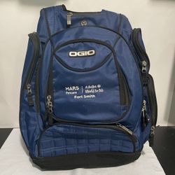 OGIO Mars Petcare Backpack Laptop Sleeve 8 Pockets Blue 19”
