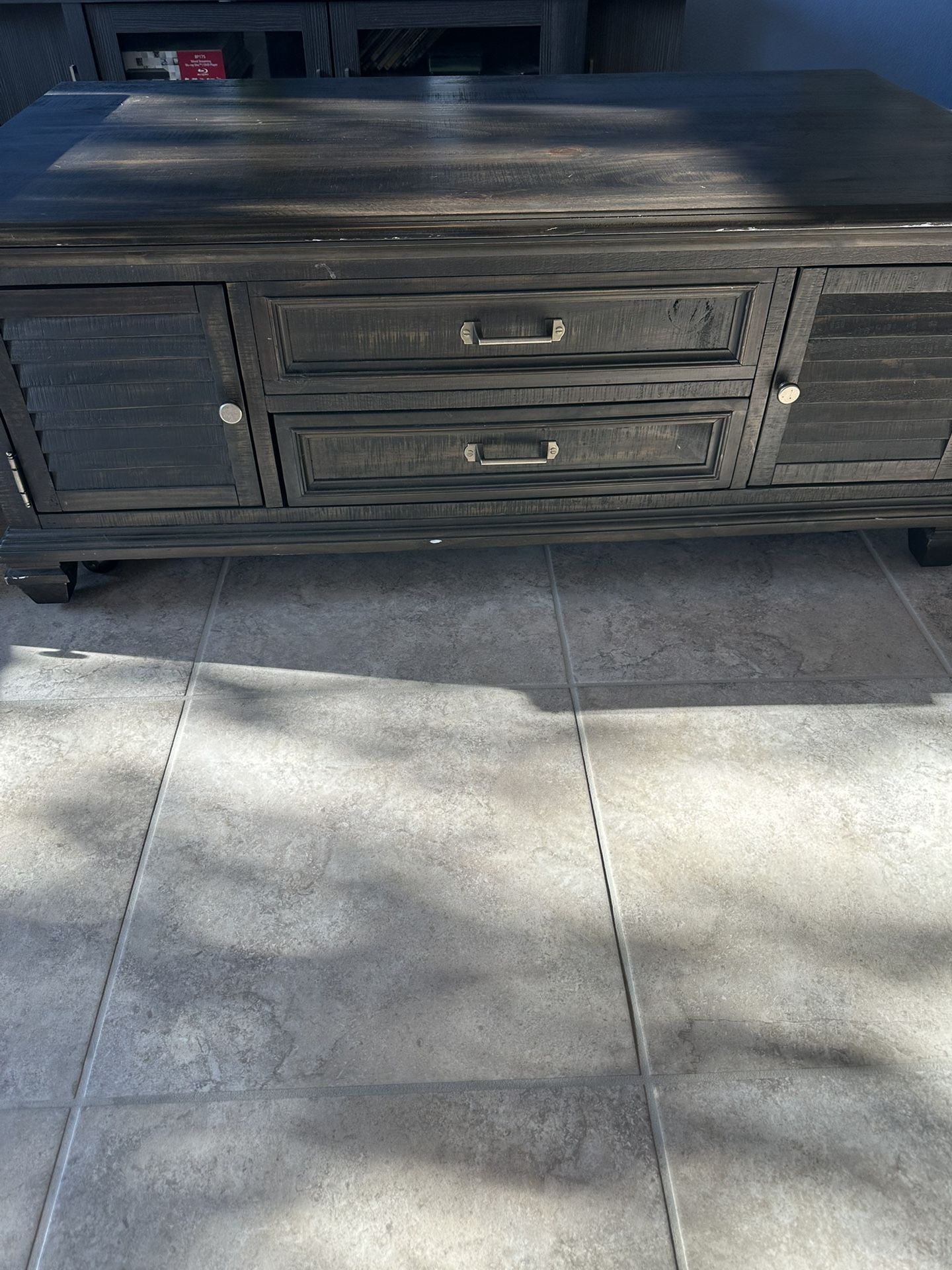 Coffee Table With Two End Tables