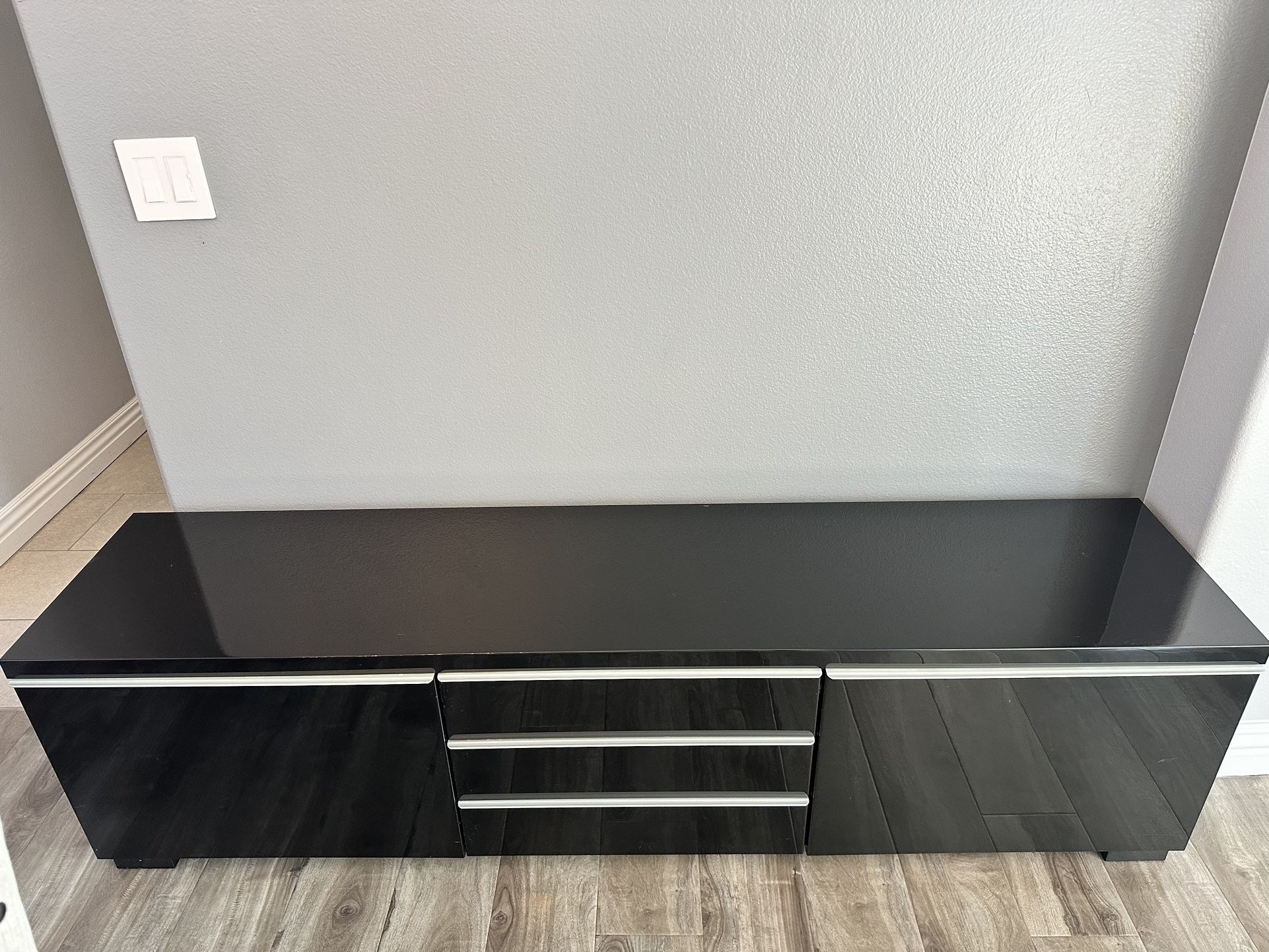 Black TV Stand