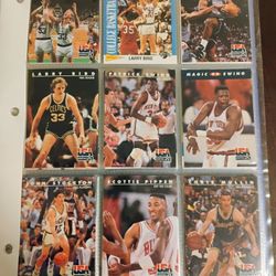 Vintage Basketball Cards Folder 