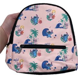 Disney Stitch And Angel Mini Backpack