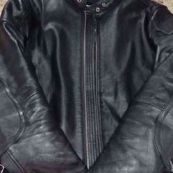 Large Diesel Leather Mens Jacket Gorgeous Paid Over $800