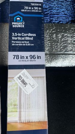 Project Source 3.5-in Cordless Vertical Blind 78x96