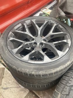 24” Silverado Rims N Tires