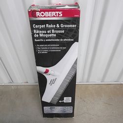 Carpet Rake and Groomer with 12 in. W Head and 51 in. Handle