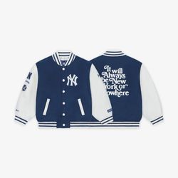 New York or Nowhere NYON Yankees Varsity Jacket Size L  (Sold out everywhere) 