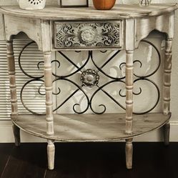 Half Moon Entry Table