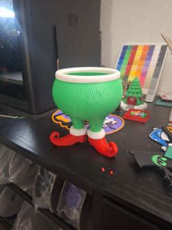 Grinch Candy Jar Bowl 