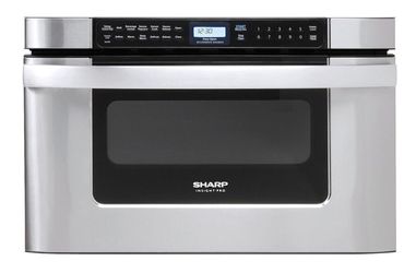 SHARP KB6524PSY Microwave Drawer Oven, 24-inch, 1.2 Cubic Feet