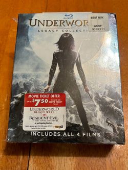 Underworld the Legacy 4 Disc Collection on Blu-ray Sealed NEW NIB