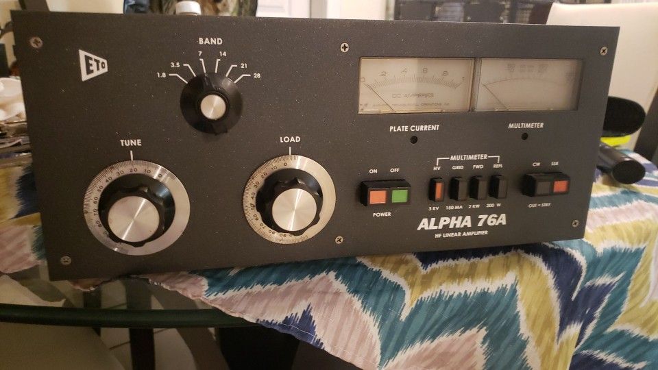 ALPHA 76A HF POWER AMPLIFIER