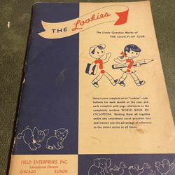 1954 The Lookies The Look It Up Club World Book Encyclopedia Book Booklet