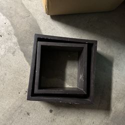 Black Cube Shelves - 2