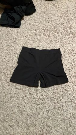 Black Elastic Shorts L