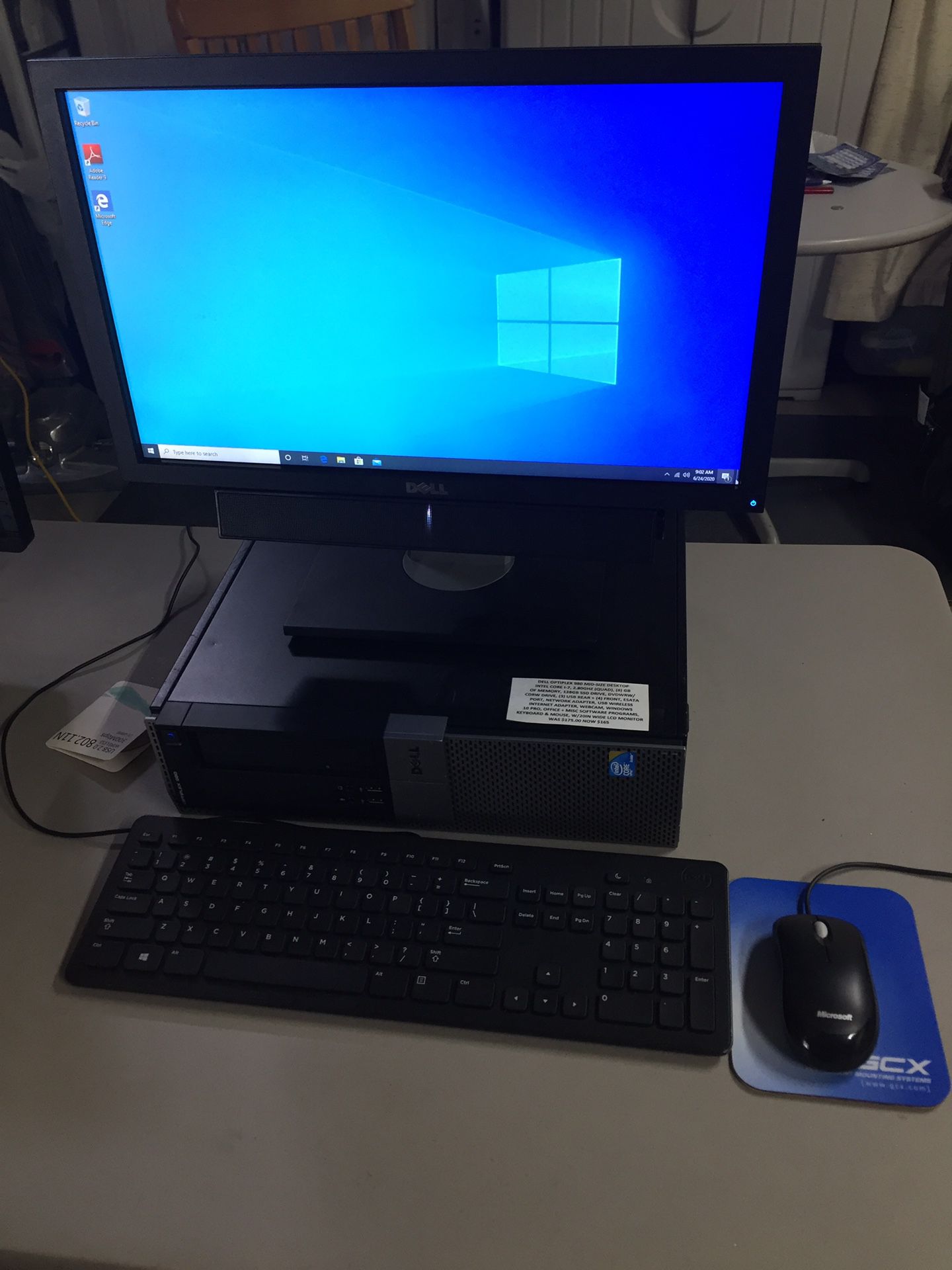 Dell Optiplex 980 Mid Size Desktop Complete