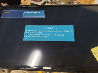 2tvs SAMSUNG 32 ANDV40  SMART TV NO STAND , NO REMOTE