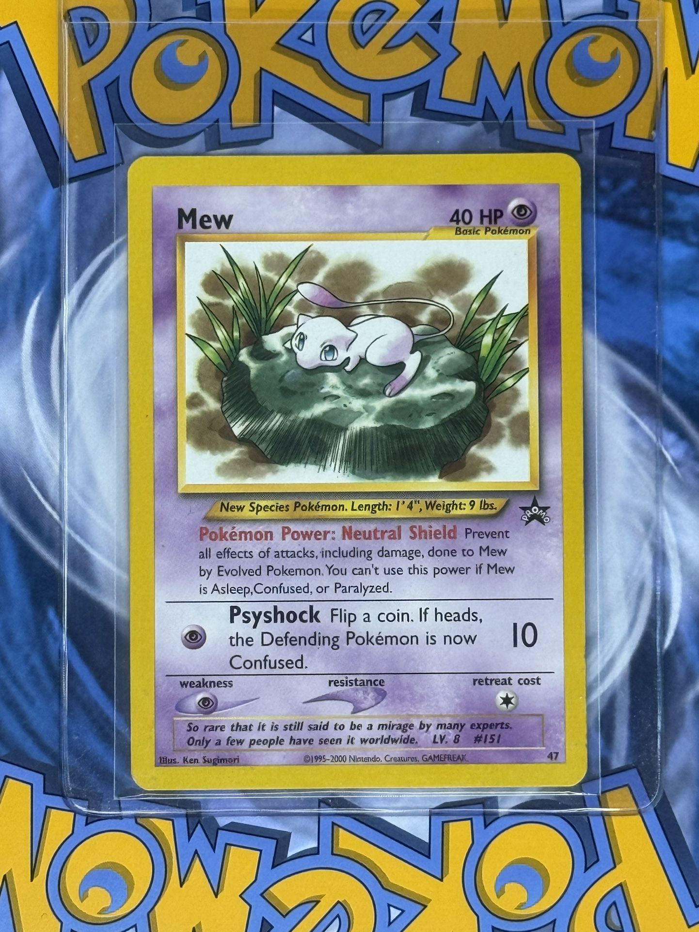 NM Mew 47 - Black Star Promo