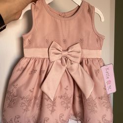 Pink Blush Baby Girl Dress 3-6M