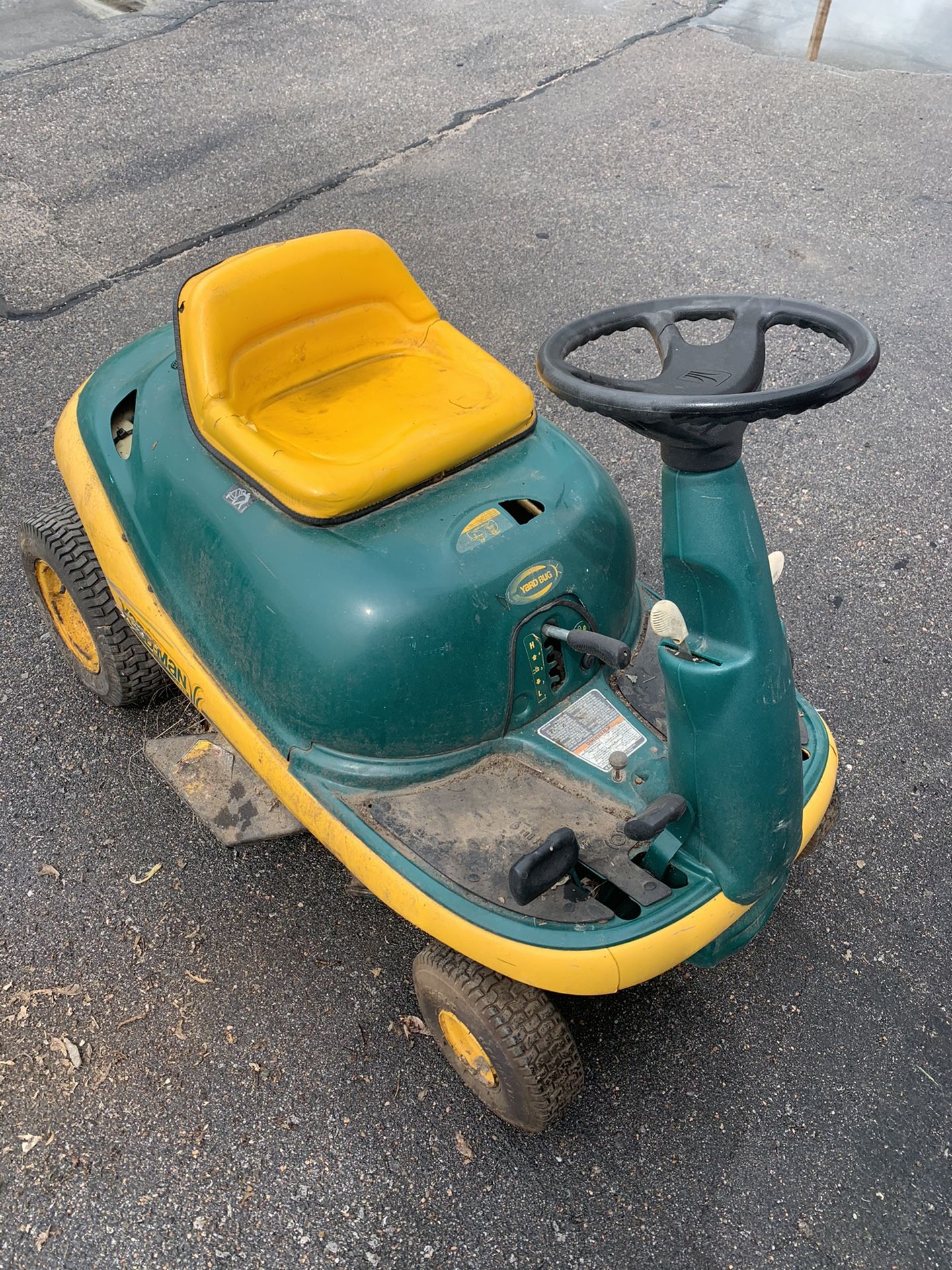 Yard Man Yard Bug Riding Lawn Mower for Sale in Wichita KS