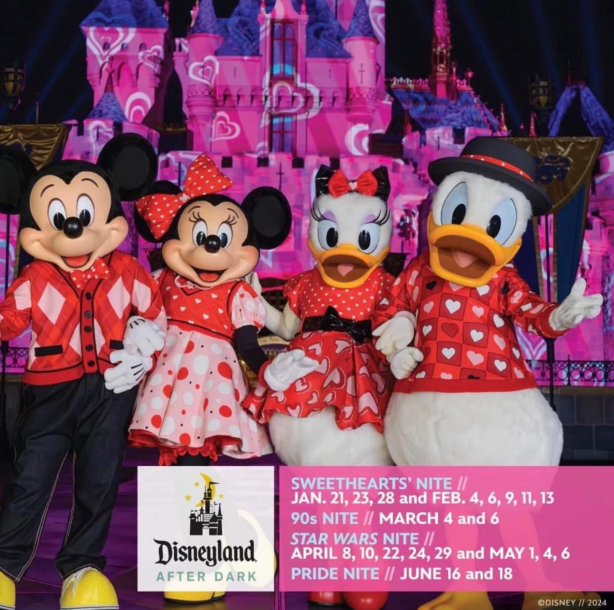 πβ¨ Disneyland After Dark: Sweethearts' Nite 2025 β¨π°