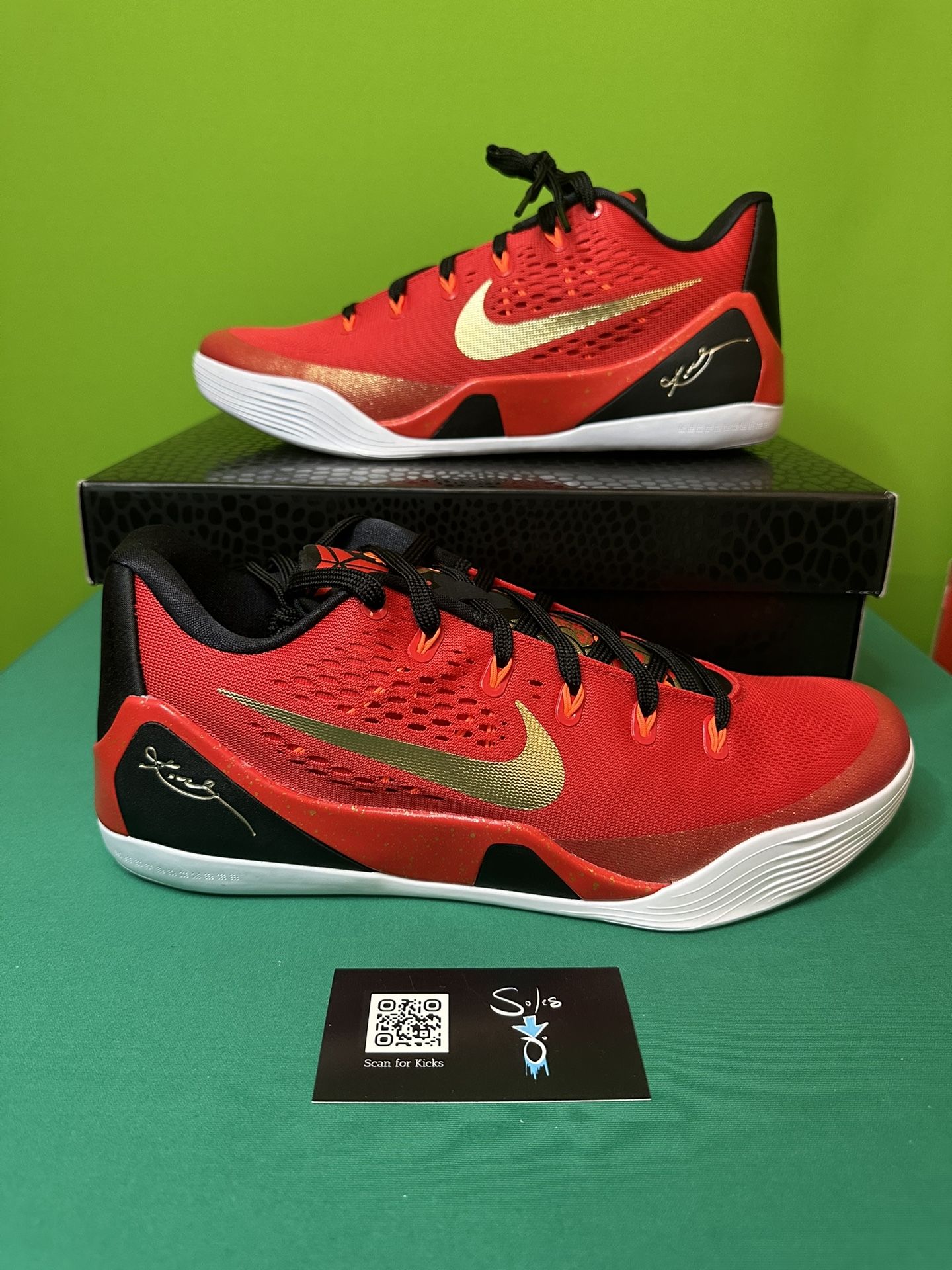 Nike Kobe 9 Low “China” NEW Size 12 OG ALL IH1400-600