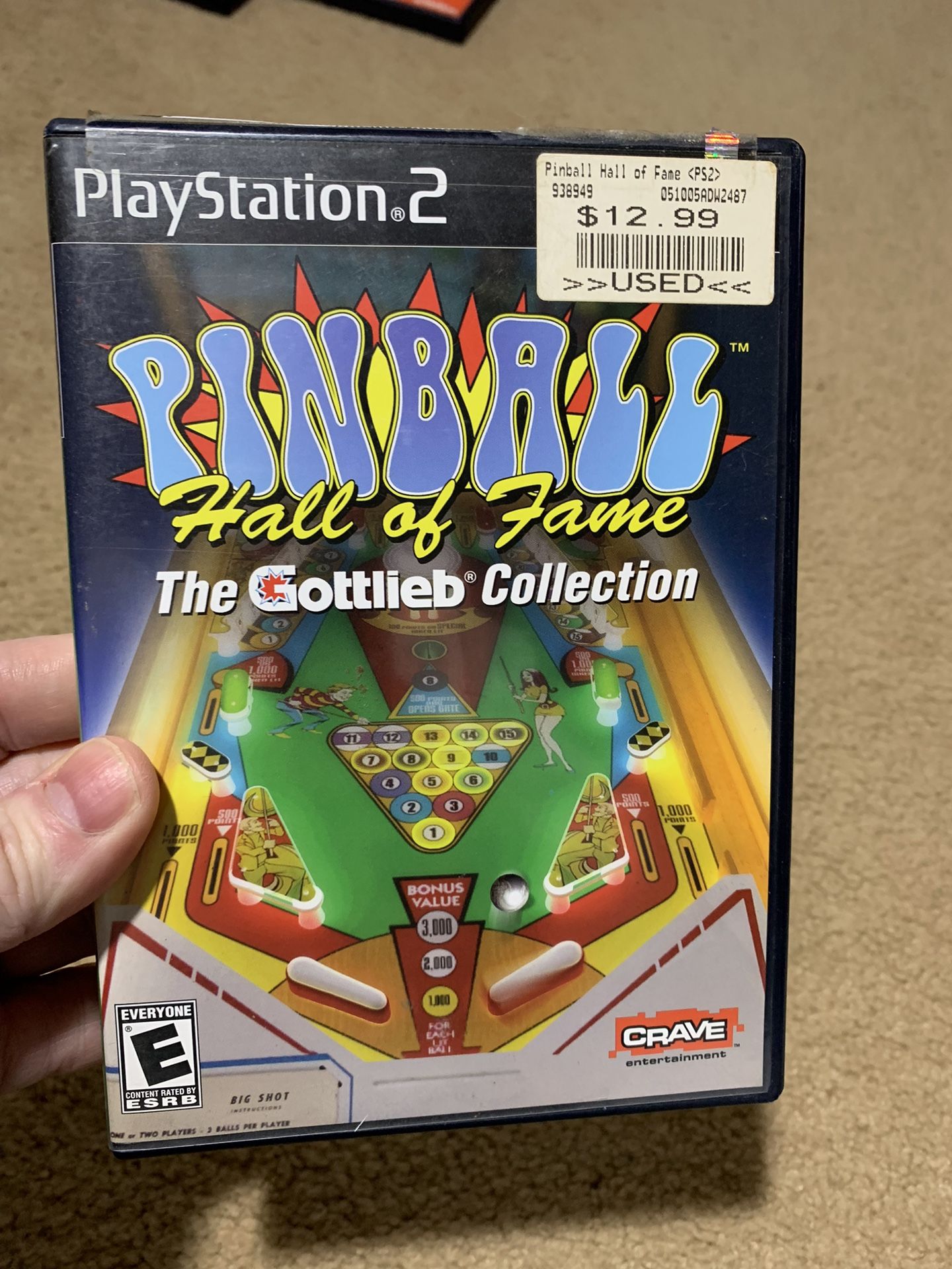 Pinball Hall Of Fame, Ps2, CIB 