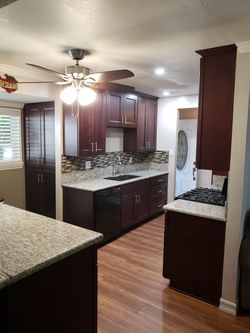 Kitchen cabinets