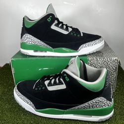 Nike Air Jordan Retro 3 Pine Green 2021 CT8532-030 Mens Sneakers Size 13