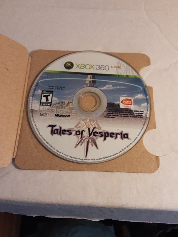 Xbox 360 Game - Tales Of Vesperia
