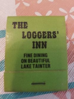 New The Loggers Inn match book