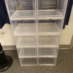 Clear Shoe Containers